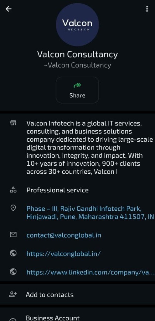Scam WhatsApp Screenshot